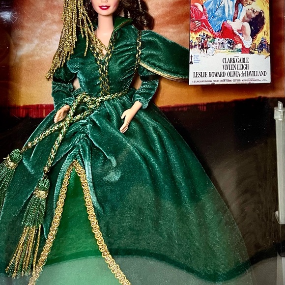 Hollywood Legend Gone with the Wind Scarlett O'Hara Barbie Mattel collectible - Picture 4 of 6